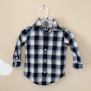 12M Janie and Jack Plaid Shirt